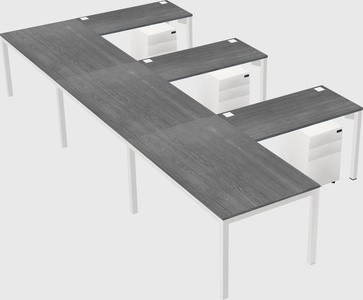 L-shaped desk