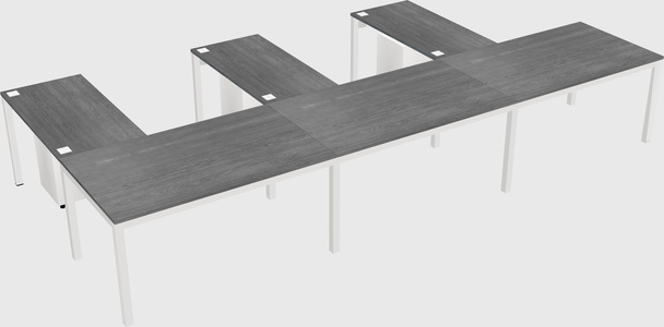 L-shaped desk