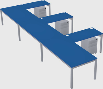 L-shaped desk
