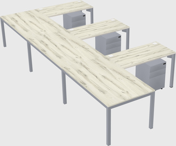 L-shaped desk