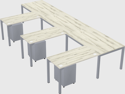 L-shaped desk