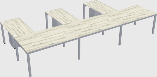 L-shaped desk