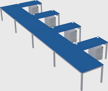 L-shaped desk