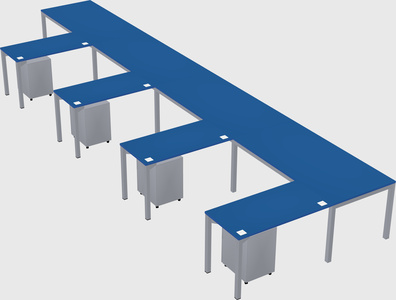 L-shaped desk