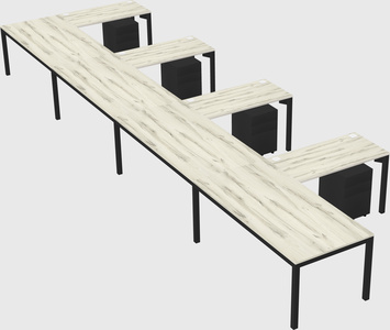 L-shaped desk