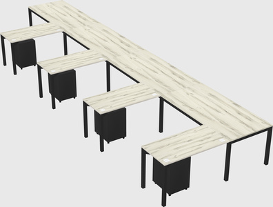 L-shaped desk