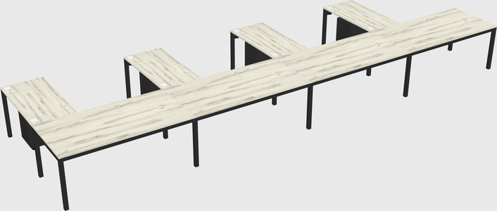 L-shaped desk