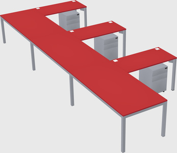 L-shaped desk