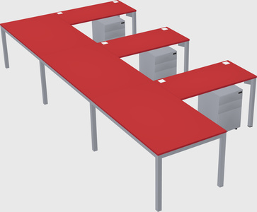 L-shaped desk