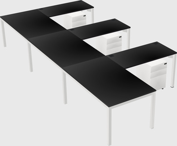 L-shaped desk