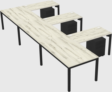 L-shaped desk
