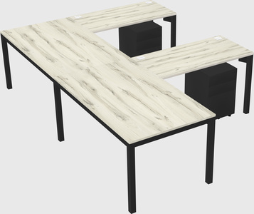 L-shaped desk