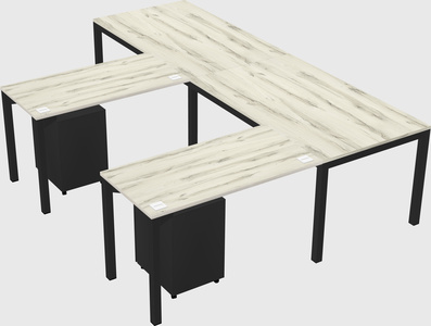 L-shaped desk