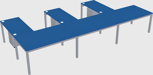 L-shaped desk
