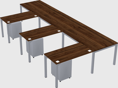 L-shaped desk