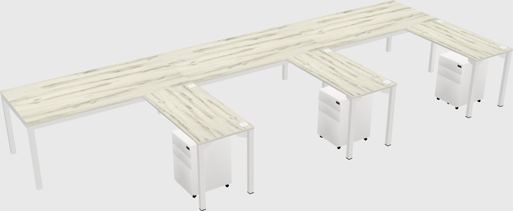 L-shaped desk