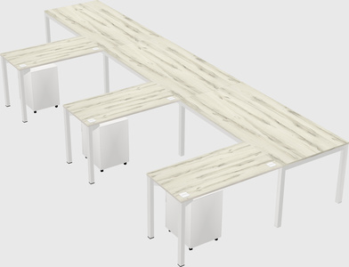L-shaped desk