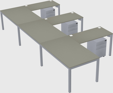 L-shaped desk
