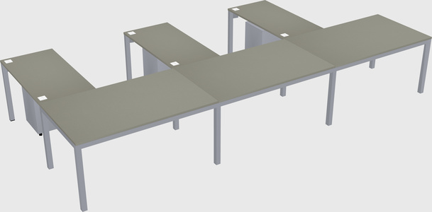 L-shaped desk