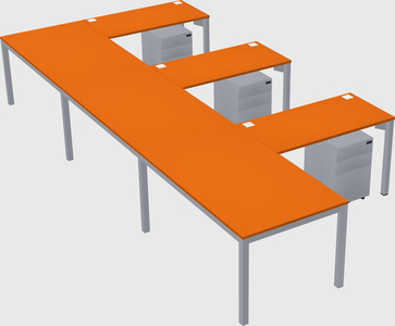 L-shaped desk