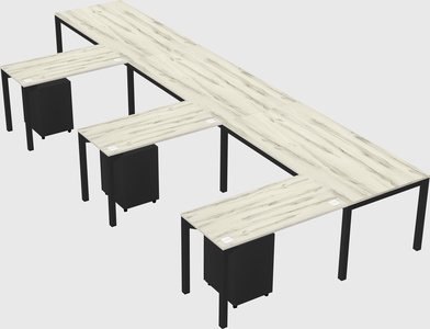 L-shaped desk