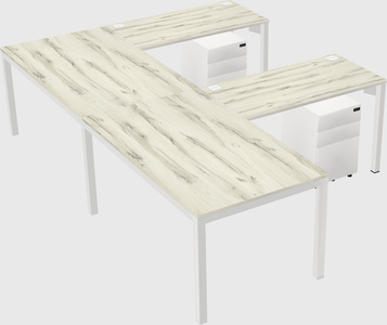 L-shaped desk
