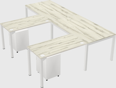 L-shaped desk
