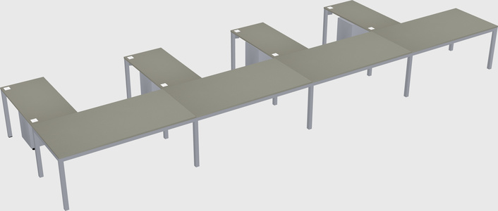 L-shaped desk