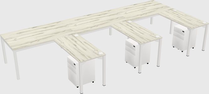 L-shaped desk