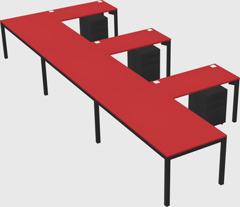 L-shaped desk