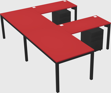 L-shaped desk