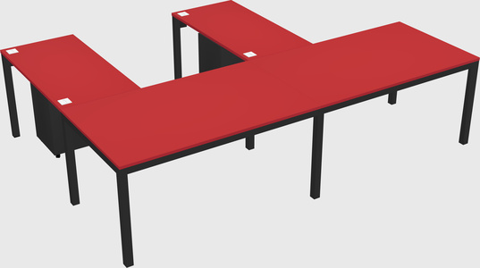 L-shaped desk