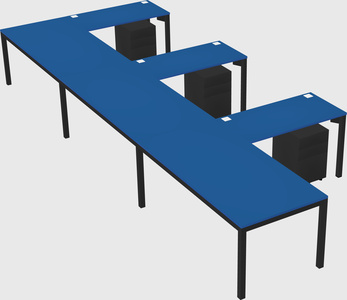 L-shaped desk
