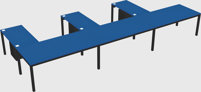 L-shaped desk
