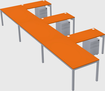 L-shaped desk
