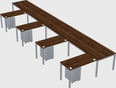 L-shaped desk