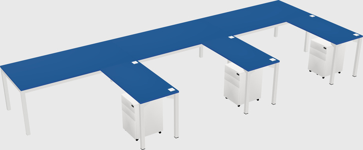 L-shaped desk