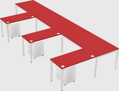 L-shaped desk