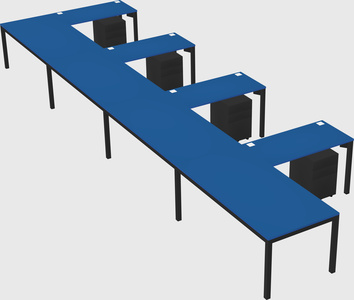L-shaped desk