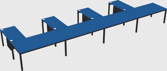 L-shaped desk