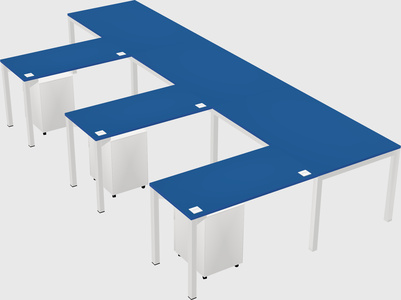 L-shaped desk