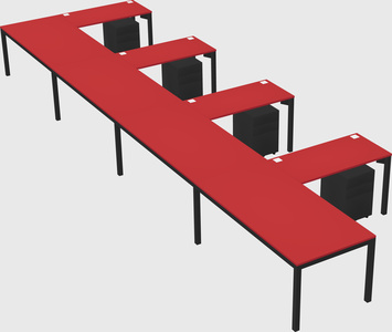 L-shaped desk