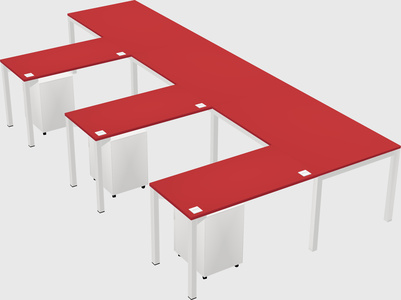 L-shaped desk