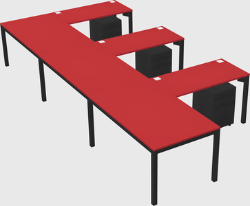 L-shaped desk