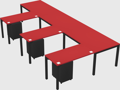 L-shaped desk