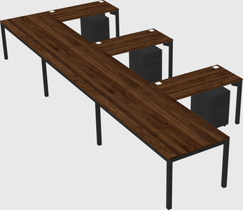 L-shaped desk