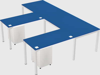 L-shaped desk