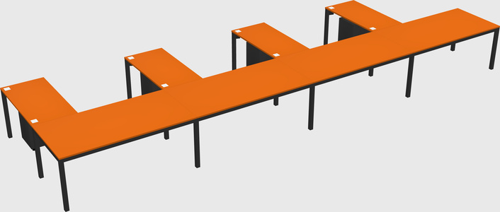 L-shaped desk
