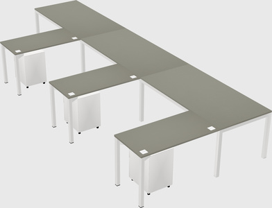 L-shaped desk