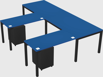 L-shaped desk